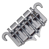 3 Point 4 String Bass Bridge Tailpiece Zinc Alloy Bridges with Saddle Replacement Parts for Style Bass,Sier