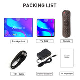 X88 PRO10 Android 10.0 Smart TV BOX 4GB RAM 128GB ROM Amlogic RK3318 Quad Core 2.4G/5G Wifi BT4.0 4K Media player Set Top Box