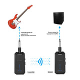AM-5G Wireless 5.8G System - Rechargeable Audio Transmitter Receiver ISM Band for Electric Bass Guitar Amplifier Accessories