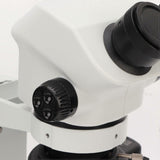 Binocular Microscope Kit with Ring Light for Adults Scientific Education Supplies White 100?240V UK