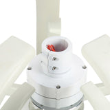 Wind Turbine Kit 1200W 5 Blade Generator AC Motor Solar System Lantern Type DoubleLayer White(12V )