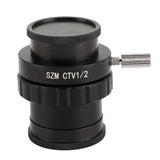 7X-45X Trinocular Microscope Lens Eyepiece Set Stereo Microscope Accessory WhiteWith 0.5X Objective