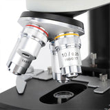 Compound Trinocular Microscope 40X to 2500X Magnification Laboratory LED Microscope 100?240VAC US Pl