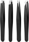 Tweezers Set, High Precision Stainless Steel Eyebrow Tweezers For Facial Hair, Ingrown Hair And Remover 1 Piece (96 Eyebrow Tweezers Set Of 4 1.5mm)