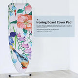 140x50CM Spring Bird Series Digital Printing Ironing Board Cover Pad Heat Insulation Polyester Fits Most Size Of Ironing NEW