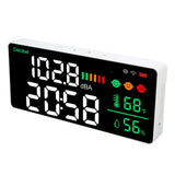 Sound Level Reader High Accuracy Temperature Humidity Measurement Decibel Meter 30 To 130dB Time Display for Home
