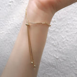 OK Mini 925 Silver Chain Bracelet