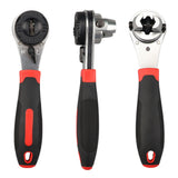 Universal Socket Torque 6-22MM Adjustable Heat Treated Ratchet Wrench for Repairing Car Motorcycle