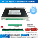 SUNKKO 5A with Shell Current Ternary Iron Lithium Battery 4-24 Series Active Balance Plate Pressure Difference Balance Capacity Repair Protection Restorer