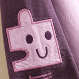 Loose-fitting color-matching coat