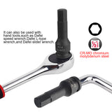 8/10PCS Set Wrench Bar Hexagonal Socket Inside The Wind Cannon Universal Automotive Accessories Car Repair Removal Tools