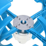 Wind Turbine Kit 800W 4 Blade Generator AC Motor Solar System Lantern Type DoubleLayer Blue(24V )