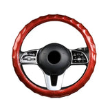 Non Slip Breathable Carbon Fiber Steering Wheel Sleeve Protector Cover Car Accessories For Women