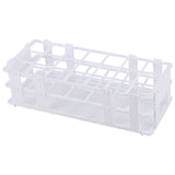 3X Plastic Test Tube Rack For 30Mm Tube, 21 Well, White,Detachable (21 Hole)