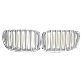 1Pair Front Hood Grilles ABS Anti-scratch Double e Car Grill Replace 51137113733 51137113734 for X5 E53 04-06 Part