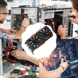 RX580 8GB For AMD Game Graphics Card DDR5 256BIT 2048SP 1284M/8100Mhz PCI-E3.0 16X 3XDP 1XHD 1XDVI 8Pin Dual Fan Card