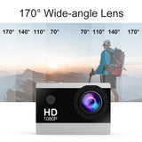 Action Camera HD 1080P Waterproof Helmet WiFi Bicycle Video Recording Cameras Outdoor Sport Camcorder