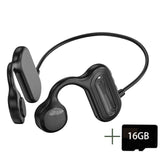 Real Bone Conduction Headphones Bluetooth 5.2 Wireless Earphones Waterproof Sports Headset with Mic for Workouts Running Driving