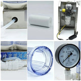 220V 60W 10-inch Tertiary Filter Fruit Wine Filtering hine Household Small Brewing Equipment