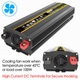 High-Power Pure Sine Wave Voltage Converter - DC 12V to 220V for Car and Home. Peak Powers: 8000W, 6000W, 4000W, 3000W. Solar Inverter