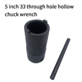 Hydraulic Plate Hand Empty Three-jaw Sleeve 56810 Inch CNC Lathe Disassembly and Assembly Chuck Tool Accessories
