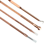 Needle Set Of Stainless Steel Beauty Tools In Addition To Blackheads Fat Particles And Acne Home Use 4 Pcs