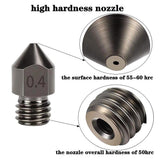 2pcsmk8 1.75 Reinforced 3d Printer Nozzle Size 0.2 0.3 0.4 0.5 0.6 0.8 1mm
