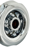 Φ90mm Cover Single Way 32mm Water-in ABS Chromed Cap PVC Base Massage Bathtub Bubble Hot Tub Water Jet Nozzle