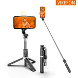 Portable 41 Inch Selfie Stick Phone with Wireless Remote Extendable Tripod Stand 360 Rotation For iPhone Samsung Xiaomi