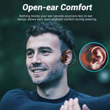 Bone Conduction Headphones Bluetooth 5. 1 Wireless Earphone 16GB Stereo Music Headset IP68 Waterproof Swimming Earbuds