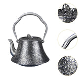 Iron Boiling Hot Water Kettle - 1300ml, Men's Gift with Ergonomic Handle