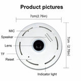 HD Mini 360 ° Panoramic View Two-way Voice IP Camera 2MP Video Survalance Home Security Protection Wifi Wireless Cameras