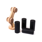 2-Layer Solid Wood Stand Bracelet Watch Organizer Storage Rack Jewelry Packing Display Props Bracket, 1