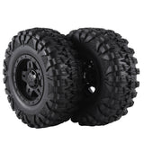 4PCS 120Mm 2.2 Beadlock Wheel Rim Tire Set For 1/10 RC Crawler Car Axial SCX10 Wraith Capra RR10 RBX10 Traxxas TRX4