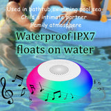 Waterproof Shower speaker BT Bathroom FM Radio RGB 5W TWS Bluetooth speakers box with Microphone Folat on Water Pool Bath