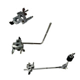 Drum Extension Accessories Metal Musical Instrument Adjustable Cowbell Mounting Bracket Cymbal Arm Clamp
