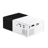School Season Multi-Functional Classroom Mini Projector Easy Carrying With AU Plug,Black-White