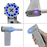120000/110000RPM 45m/s Mini Violent Multi-purpose Turbo Jet Fan Build in Battery
