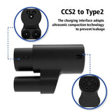 CCS2 to Type2 Tesla Adapter Convertor CCS Combo 2 EV Charging DC Adaptor Compatible with Model S/X Electric Car Vehicle