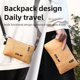 ESLNF Dupont Paper Cycg Handlebar Portable Zipper Top Tube Storage Shoulder Strap Bag Bicycle accessories