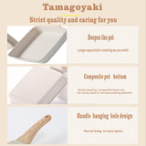 1pc Tamagoyaki Pan, Square Egg Pan Japanese Omelette Pan Nonstick Cookware PFOA Free All Stoves Compatible Induction