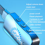 Bluetooth 5.2 Earphones Neckband Wireless Earbuds Magnetic Earphone Waterproof Sport Headset with Mic Long Battery Life