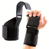 2pcs Weight Lifting Wrist Band With Hooks, Hand Grip Support Wrist Straps For Men And Women