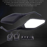 Motorcycle Mirrors Hawkeye Safety Motorbike Mirror Heavy Duty Clear Vision Rear View Side