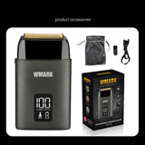 NEW WMARK NG-983 Barber Shaper Shaver Beard USB Electric Razor For Oil Head Shaving hine Push White, 8100RPM