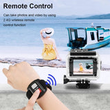 4K Action 1080P/30FPS WiFi 2.0" 170D Underwater Waterproof Helmet Video Recording Camera Sports Cameras Outdoor Mini Cam