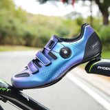 2024 new lockable both men's and women's road assistance shoes, mountain cycling dazzling colors