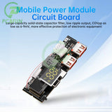 QC3.0 3S 4S 5S 65W 100W Bank Double C Port Two way Fast Charge Mobile Power Module 18650 Charging Temperature Protection