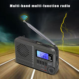 Portable Radio FM/AM Full Band Radio Receiver Digital Memory Function Radio Stereo MP3 Player Support U Disk