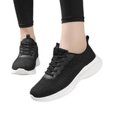Women's spring and autumn mesh breathable sports casual lightweight single student running shoes, soft soled travel shoes
